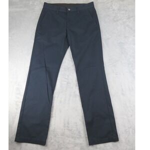 Volcom Men's Navy Straight Leg Pants Size 30 Casual Slim Fit